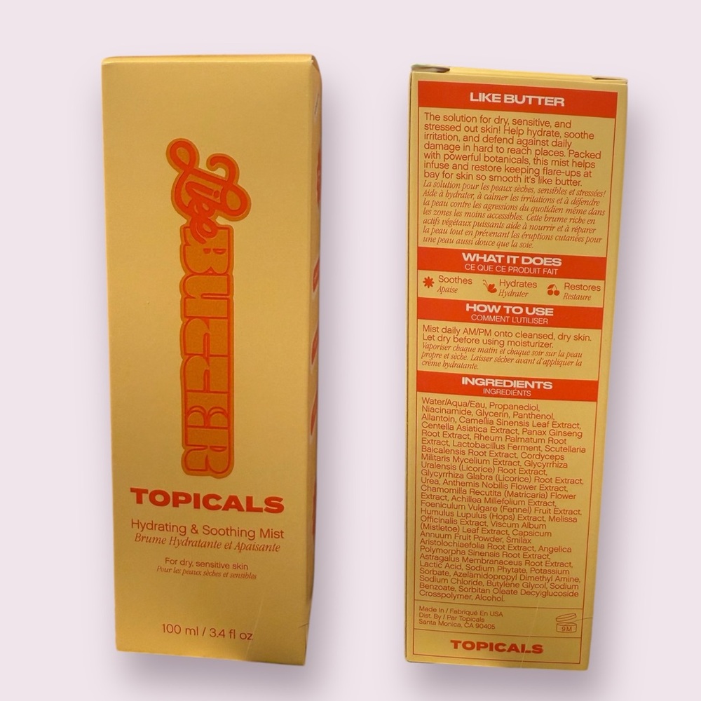 🤎2 for $50🤎 Topicals Like Butter Body Hydrating and Soothing Mist